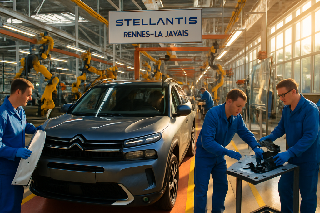 découvrez le lancement tant attendu de la production du citroën c5 aircross à l'usine stellantis de rennes-la janais. un nouvel horizon pour l'innovation automobile, alliant confort et technologie au cœur de l'industrie française.