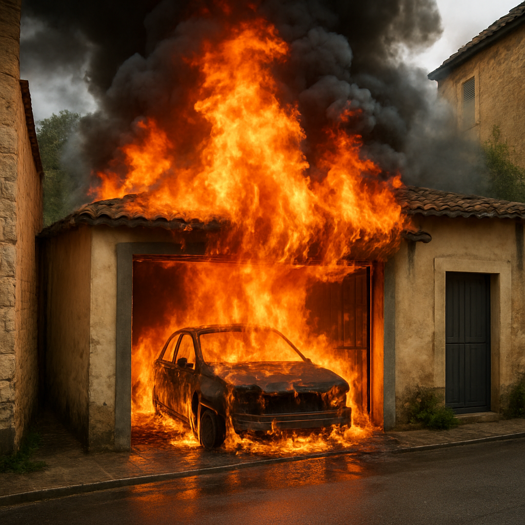 un incendie a ravagé un garage à uzès, détruisant plusieurs véhicules. les autorités ont ouvert une enquête pour déterminer les causes de ce sinistre.