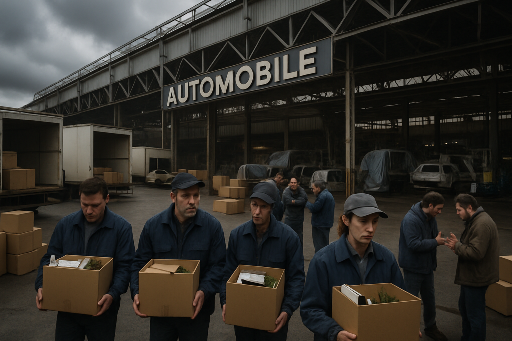 découvrez l'impact de la crise dans l'automobile : une vague de fermetures d'usines et de suppressions d'emplois touche durement les sous-traitants du secteur.