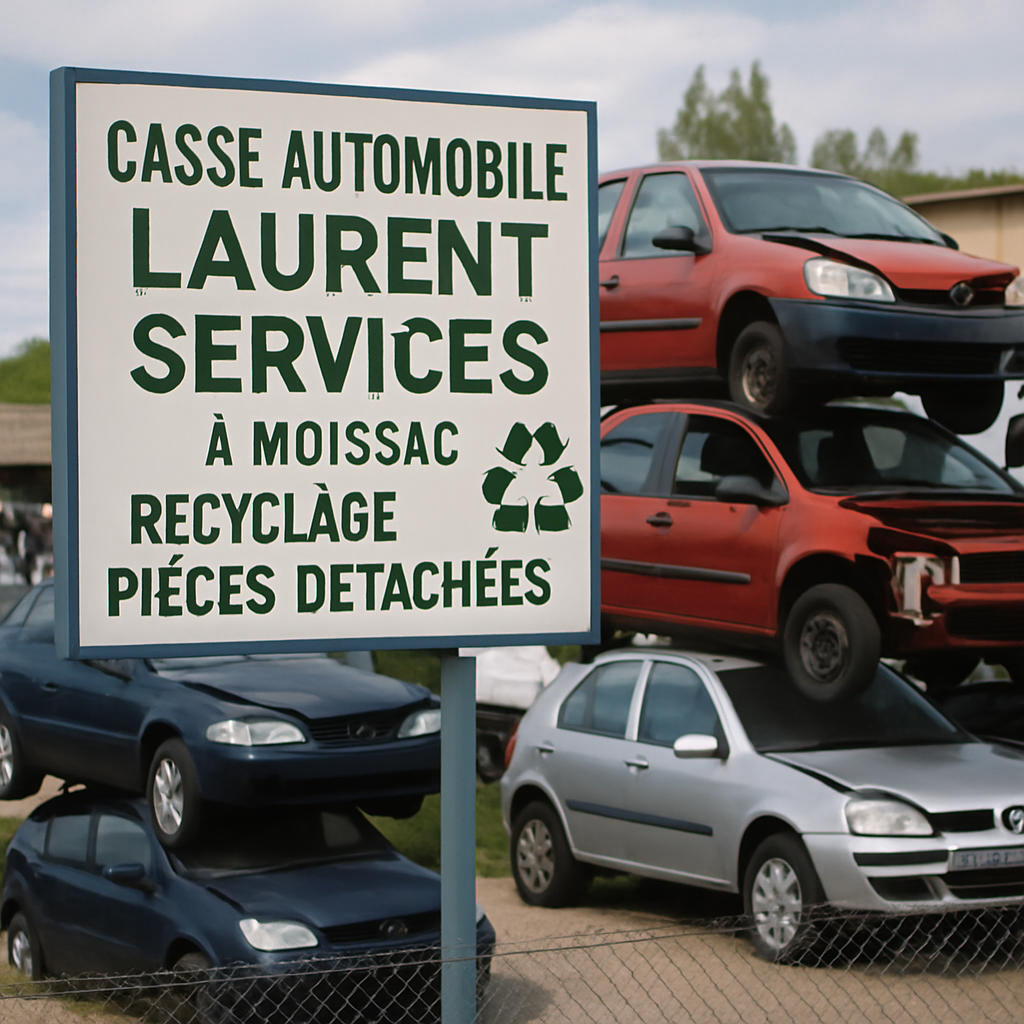 découvrez laurent services à moissac, votre casse automobile engagée pour l'environnement, spécialisée dans le recyclage et la valorisation des véhicules en fin de vie.