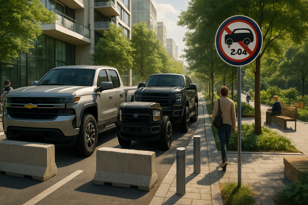 découvrez comment les villes intensifient la lutte contre les voitures surdimensionnées pour améliorer la sécurité et la qualité de vie urbaine.