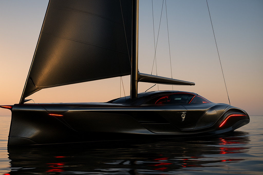 découvrez l’hypersail de ferrari : une coque en carbone high-tech et une électronique avancée inspirée des bolides pour une performance exceptionnelle sur l'eau.