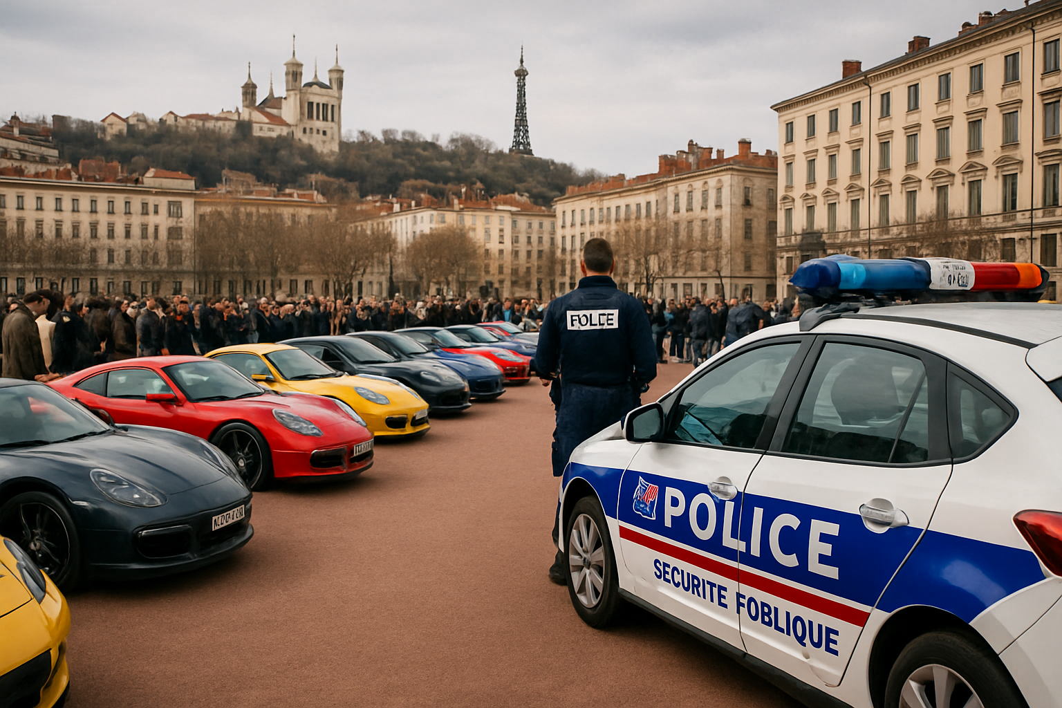 la préfecture du rhône annonce l'interdiction d'un rassemblement automobile non autorisé ce week-end pour garantir la sécurité et le respect des règles sanitaires.