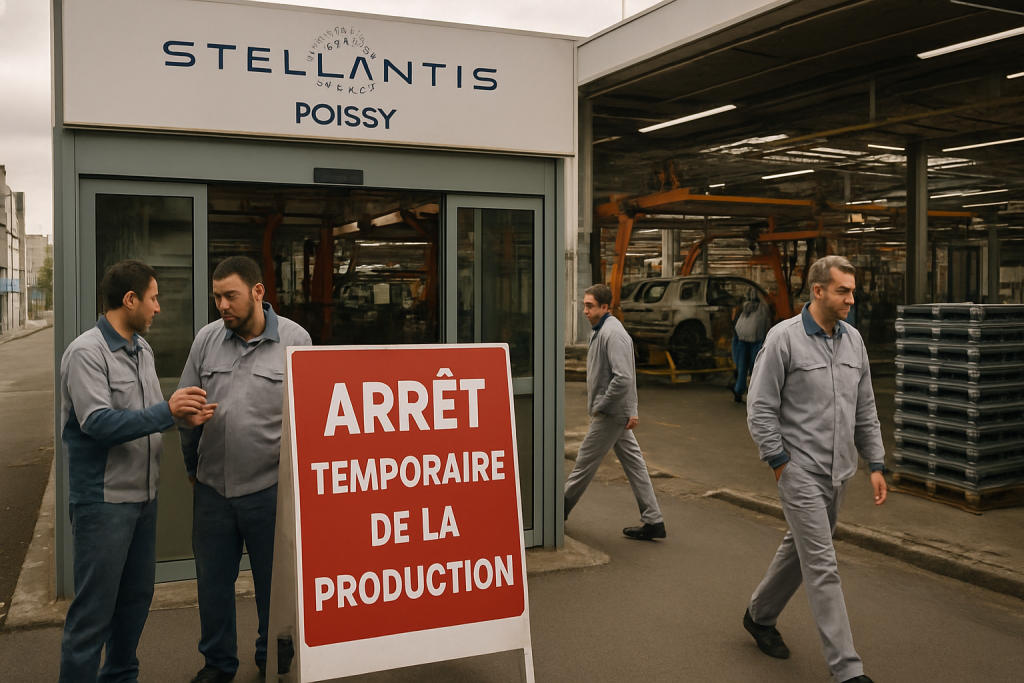 stellantis arrête la production de voitures neuves à poissy. découvrez les impacts sur les pièces détachées et les perspectives pour l'économie locale.