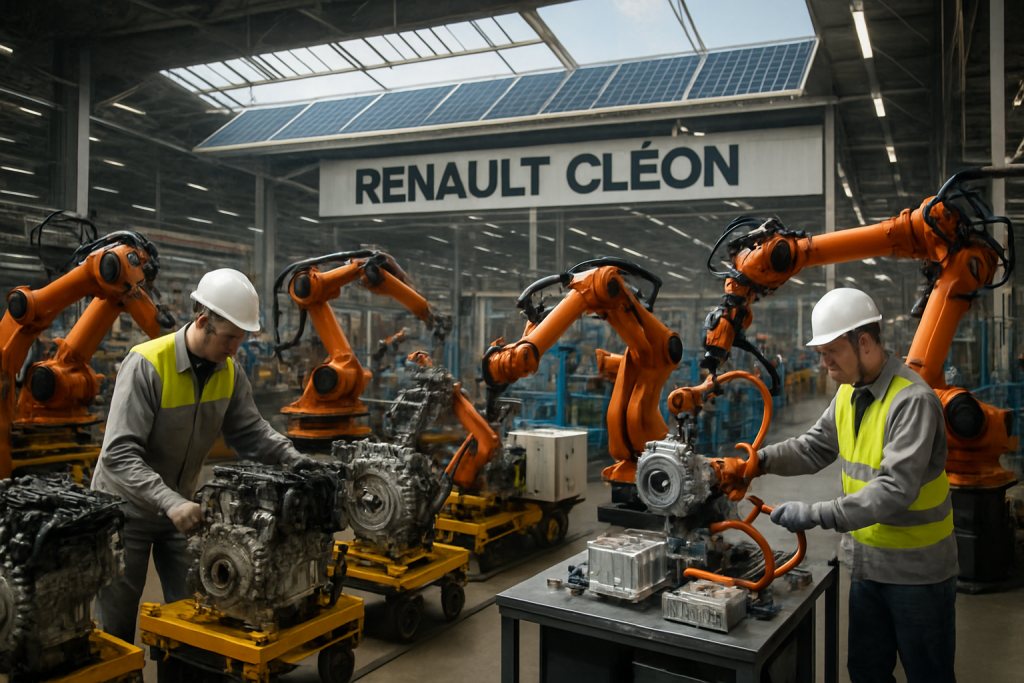 découvrez comment l'usine renault cléon initie sa transformation industrielle hybride en intégrant l'électrique, symbole d'innovation et de durabilité dans le secteur automobile.