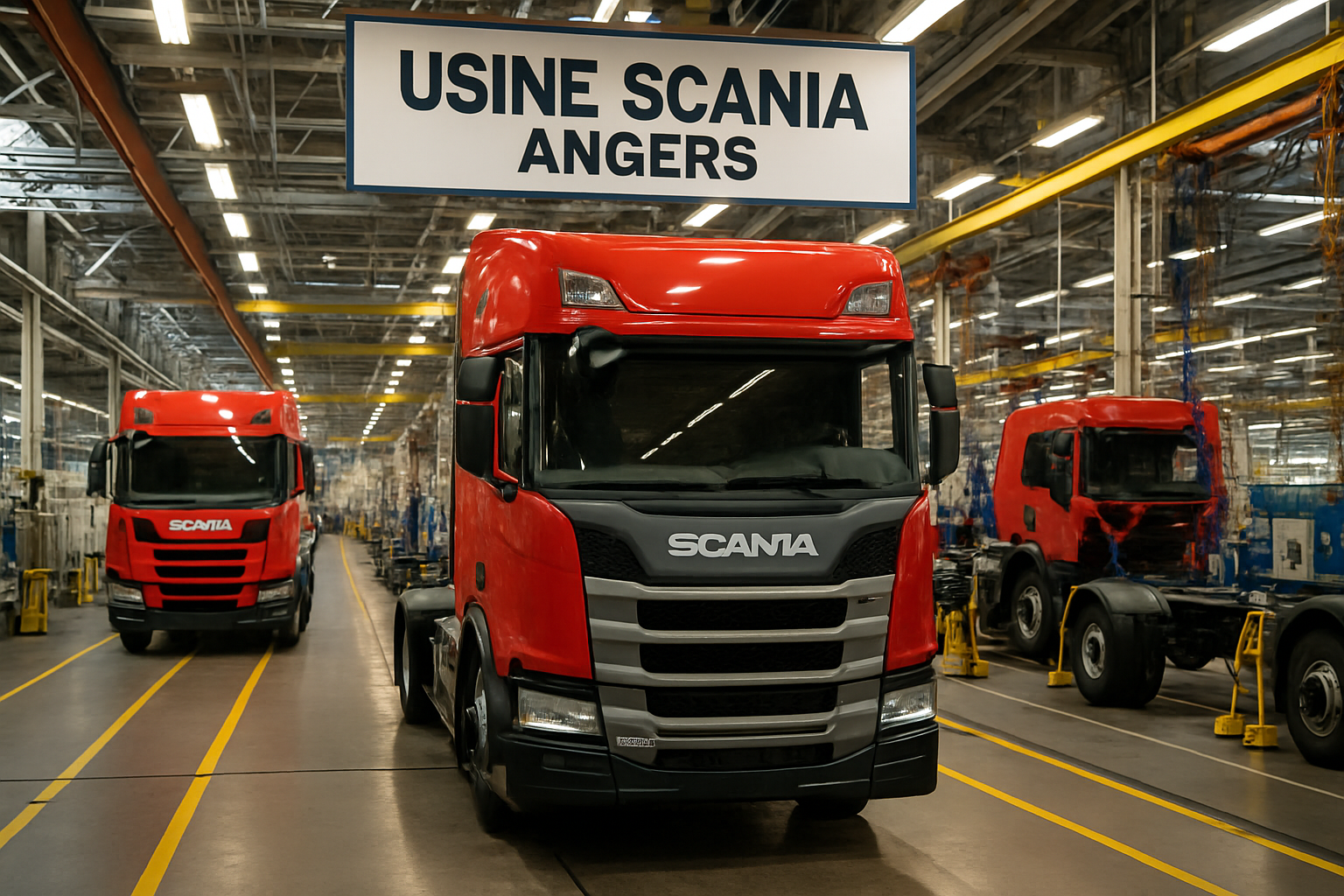 scania prévoit un investissement majeur de plus de 100 millions d'euros à angers pour renforcer sa production automobile et stimuler l'économie locale.
