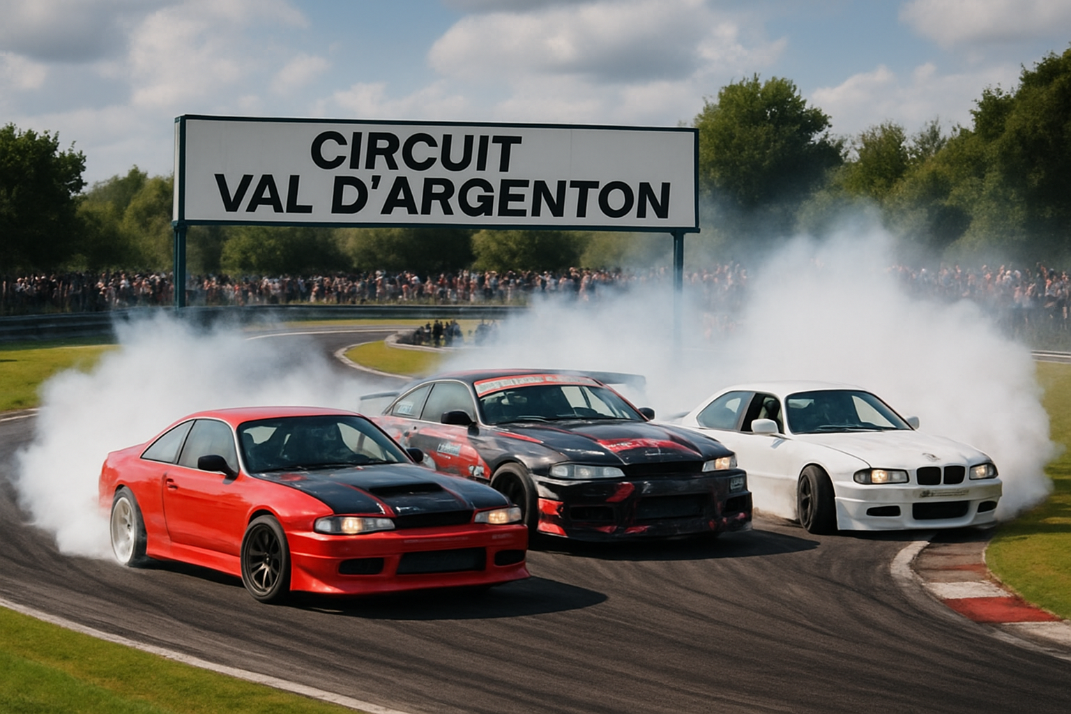 plongez au cœur du val d’argenton où 13 000 passionnés assistent à un spectacle de drift enflammé alliant adrénaline et maîtrise sur circuit.