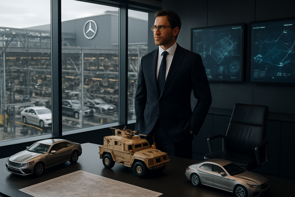 découvrez comment le pdg de mercedes-benz prépare un tournant stratégique en orientant l'entreprise vers le secteur de la défense, alliant innovation automobile et technologies militaires.