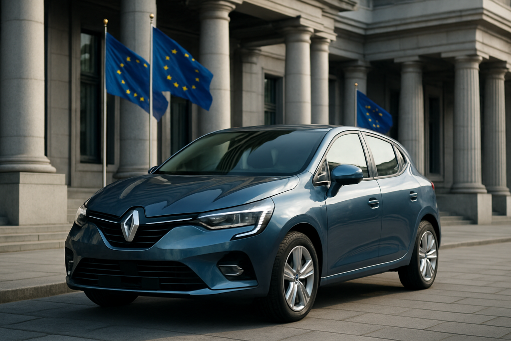 renault appelle l'union européenne à suspendre temporairement les normes strictes concernant les voitures compactes pour favoriser l'innovation et la production.