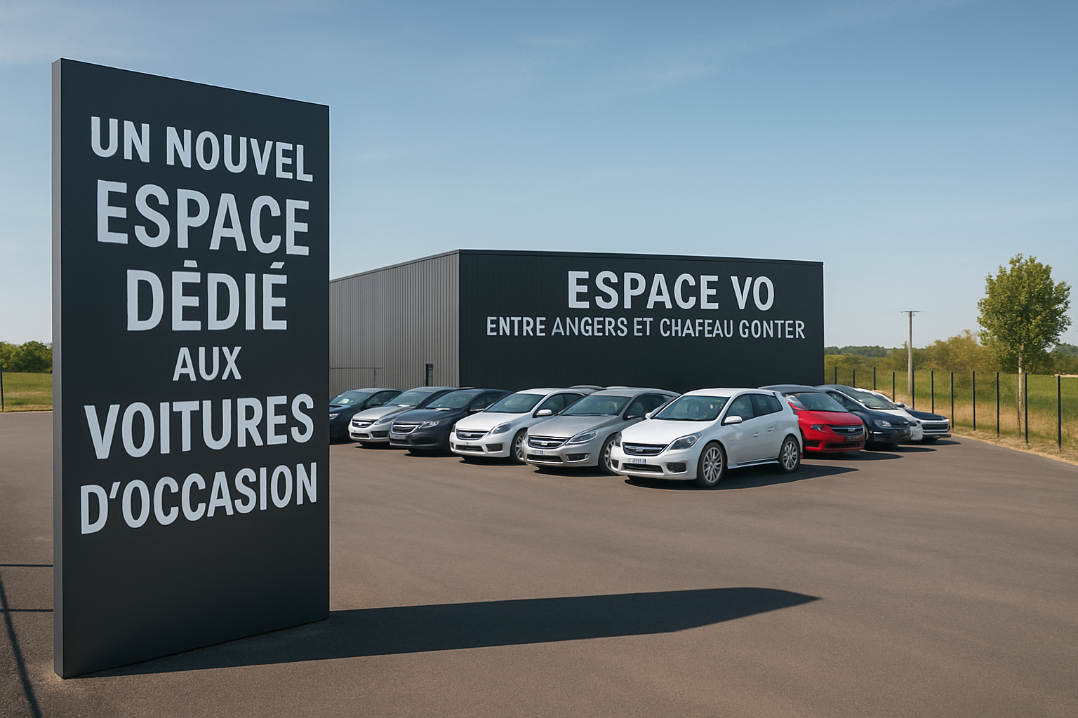 découvrez notre nouveau espace dédié aux voitures d'occasion, idéalement situé entre angers et château-gontier, offrant un large choix de véhicules de qualité à des prix compétitifs.